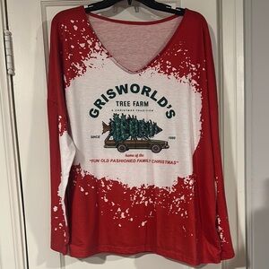 Red Griswold's Tree Farm Christmas Sweater